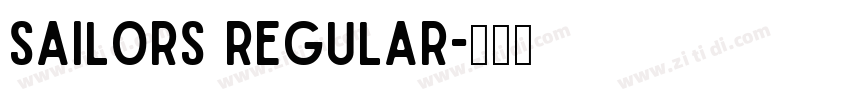 Sailors Regular字体转换